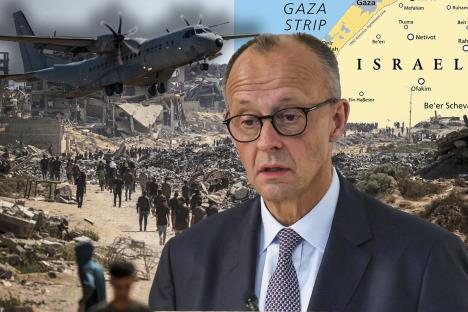 Nemački kancelar Fridrig Merc Izrael Pojas Gaze vojni transportni avion