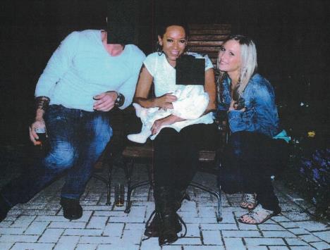 Mel Bi i Lorejn Džils na porodičnom okupljanju