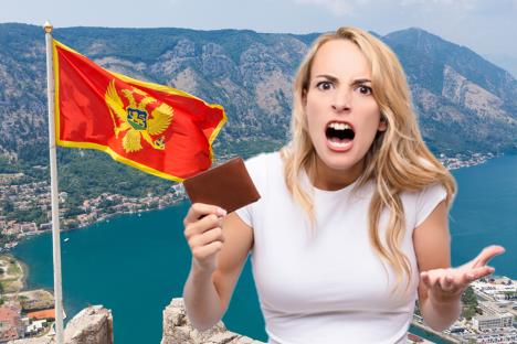 Prevarena besna žena crna gora