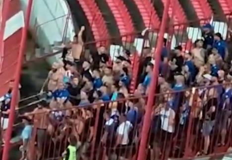 Navijači Leha nakon utakmice protiv Crvene zvezde