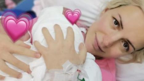 Milena Vučić u porodilištu