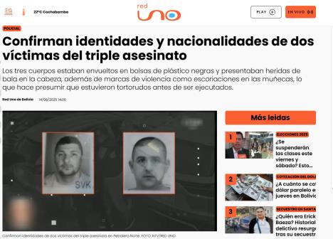 Ubijeni Dejančo Lazarevski i Miljan Đekić