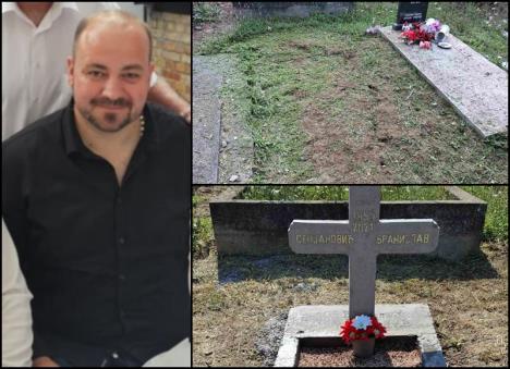 Darko Stojanović/grobno mesto bez obeležja/Betonski krst