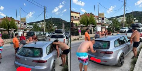 Muškarci u Grčkoj otvaraju auto u kojem su ostali zaključani ključevi