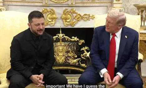 Donald Tramp Volodimir Zelenski