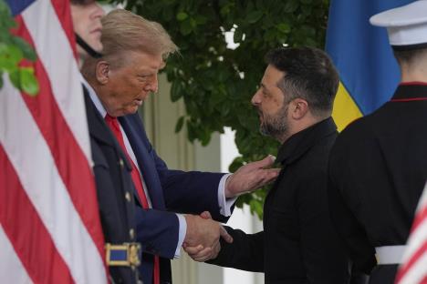 Donald Tramp Volodimir Zelenski