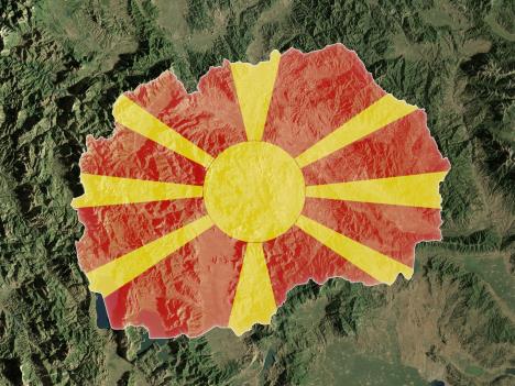 Karta Severne Makedonije