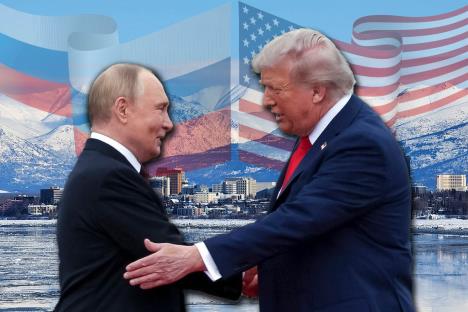 Vladimir Putin se rukuje sa Donaldom Trampom