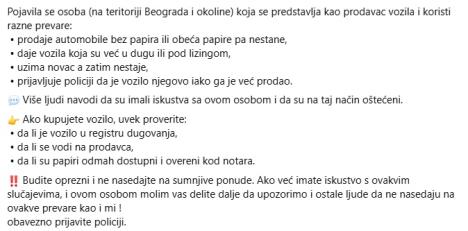 Prevare pri kupovini vozila