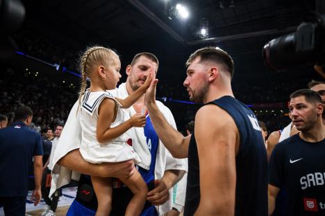Nikola Jokić, Luka Dončić, Ognjena Jokić