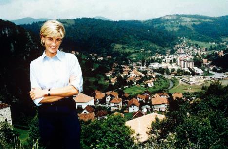 Princeza Dajana u humanitarnoj poseti Bosni