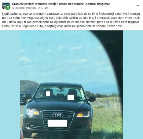 prevaranti na autoputu