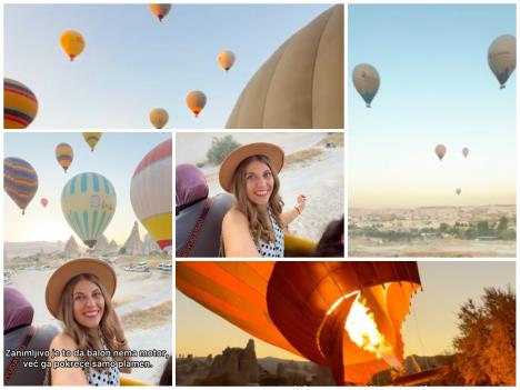 Let balonom u Kapadokiji