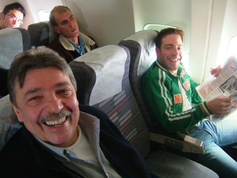 Reditelj Branislav Kičić i njegov sin glumac Gordan Kičić