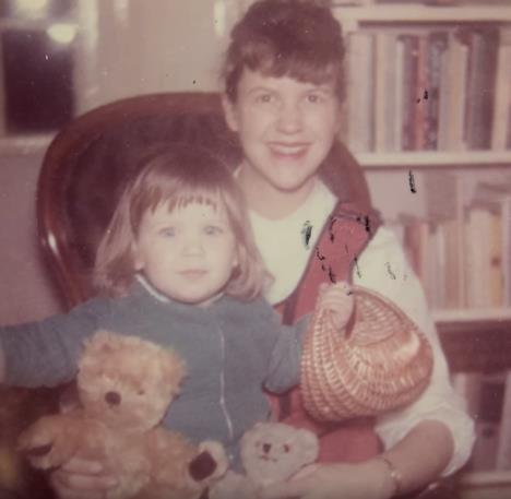 Silvija Plat sa ćerkom