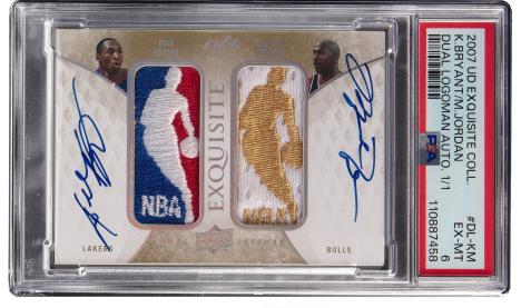 Majkl Džordan, Kobi Brajant, kartica, aukcija