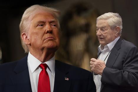 Donald Tramp Dzordz Soros