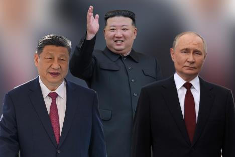 Vladimir Putin Si Đinping Kim Džong Un