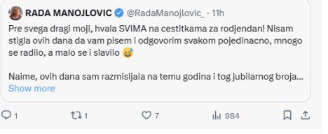 Rada Manojlović