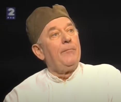 Petar Kralj tokom izvođenja monodrame Živeo život Tola Manojlović