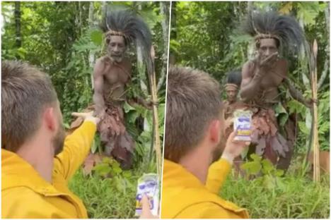 Jutjuber ponudio kesicu soli domorocima