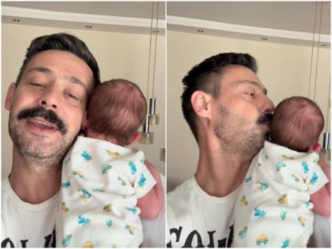 Milan Vasić sa sinom