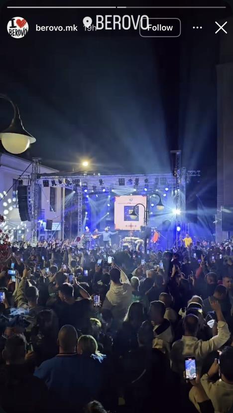 Haris Džinović u Berovu