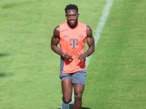 Alfonso Dejvis na treningu