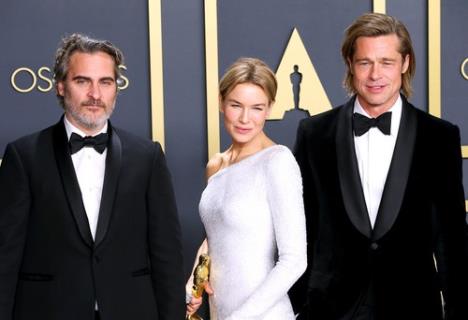 Hoakin Finiks, Rene Zelveger i Bred Pit na dodeli Oskara 2020. godine