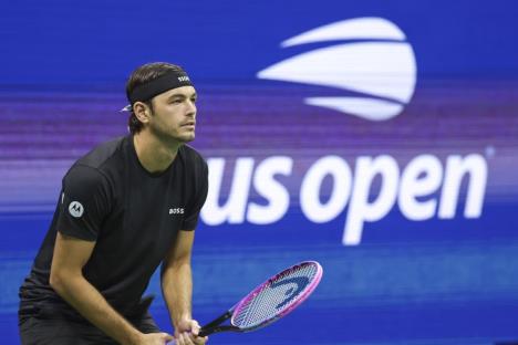 Tejlor Fric na meču protiv Đokovića