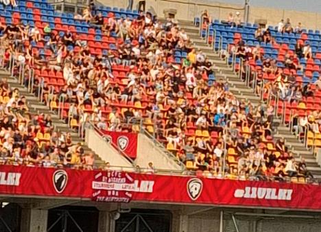 Navijači na utakmici Letonija - Srbija