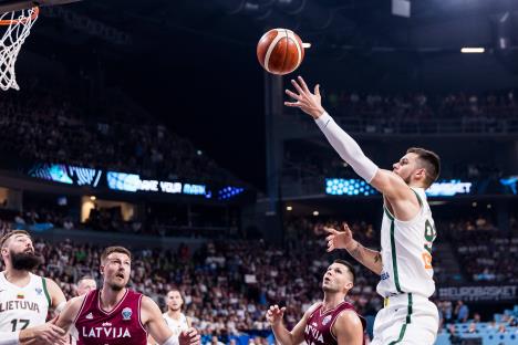 Litvanija bolja od Letonije u osmini finala Eurobasketa