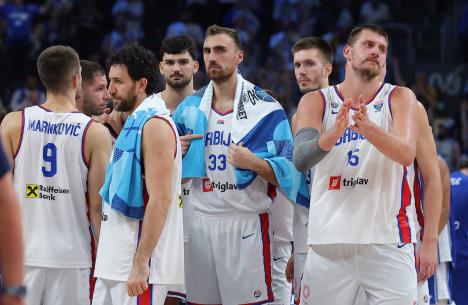 Košarkaši Srbije posle poraza od Finske