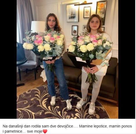 JK čestitala rođendan ćerkama