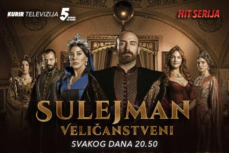 Sulejman Veličanstveni emituje se svakog dana u 20.50 na Kurir televiziji