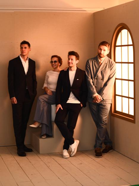 Vučić Perović, Snezana van Hauvelingen, Goran Stanković i Goran Marković