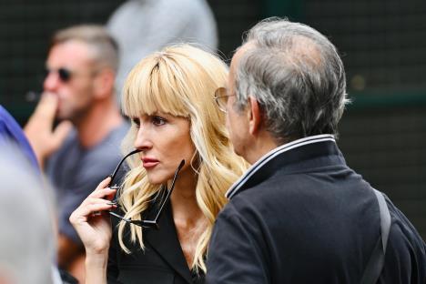 Iva Štrljić na sahrani Mihaila Vukobratovića