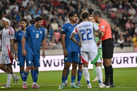 Detalj sa utakmice Izrael - Italija