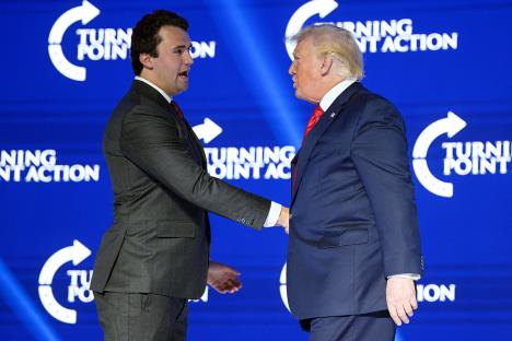 Čarli Kirk i Donald Tramp