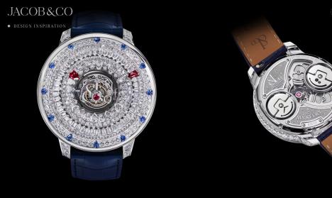 Bugatti Tourbillon od roze zlata brenda Jacob & Co