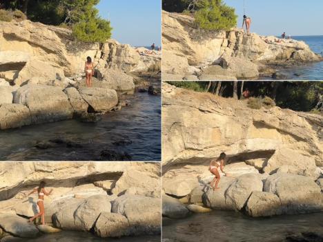 Dragana Mićalović na moru