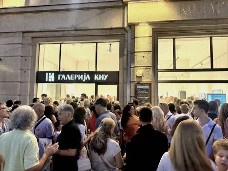 Otvaranje izložbe na Kolarcu