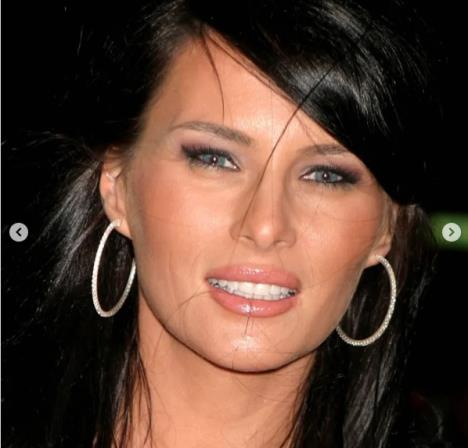 Melanija Tramp sa crnom kosom.jpg