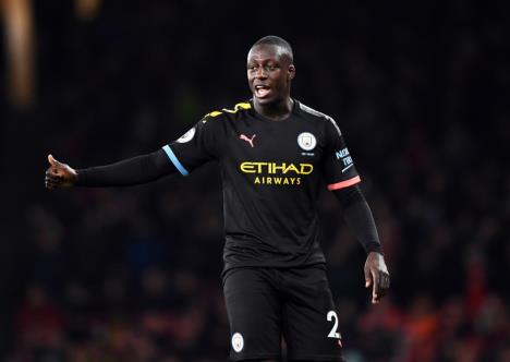 Benžamen Mendi u dresu Mančester sitija