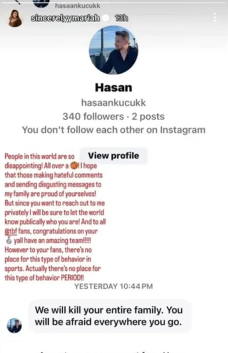 Jeziva pretnja koju je dobila Maraja Adetokumbo