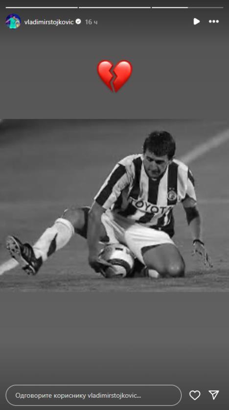 Objava Vladimira Stojkovića nakon smrti Dejana Milovanovića