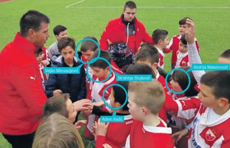 Veljko Milosavljević, Strahinja Stojković, Adem Avdić, i Andrija Maksimović