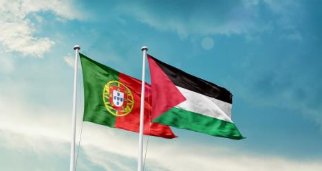 Zastave Portugala i Palestine