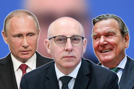 ruski predsednik Vladimir Putin Sinan Selen šef nemačke obaveštajne službe BfV bivši nemački kancelar Gerhard Šreder
