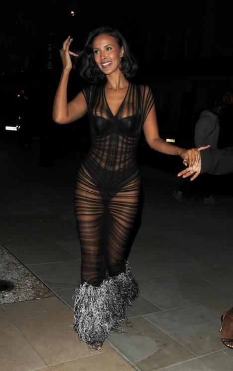 Maja Jama na Vogovoj žurci povodom Nedelje mode u Londonu